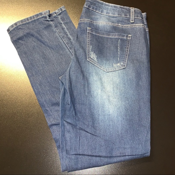 Wax Jeans distressed skinny jeans size 32 - Picture 10 of 13